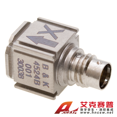 HBK 4524-B-001型  立方形三軸 CCLD 加速計(jì)、 TEDS、1 mV/ms-2，不含線纜