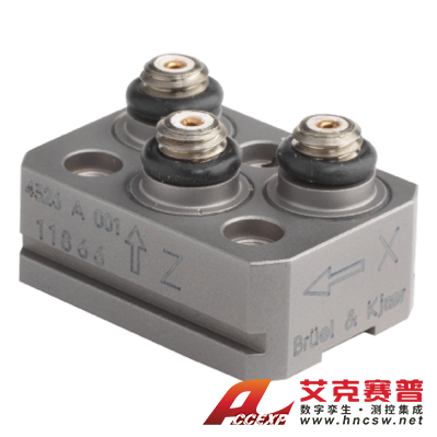 HBK 4326-A-001型  微型三軸壓電電荷型加速度計(jì)，帶槽，不含電纜