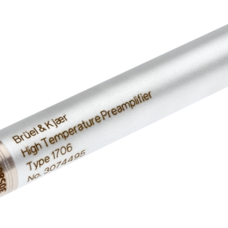 HBK 4966-H-041 型  配備CCLD前置放大器和BNC接頭的?英寸預極化自由場傳聲器， 可在高達125°C的溫度下運行