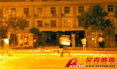 鄭州公安局爆炸真實原因和現場照片