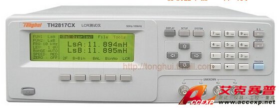 同惠 TH2817CX 濾波器平衡LCR測試儀 圖片