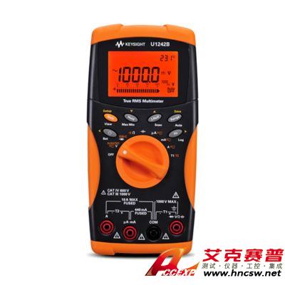keysight是德 U1242B 手持式數字萬用表，4 位