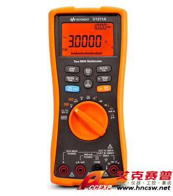 keysight是德 U1271A 手持式數(shù)字萬用表，4位半，IP54